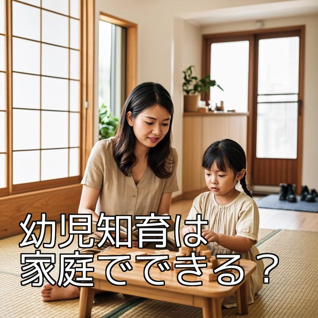 幼児知育は家庭でできる？