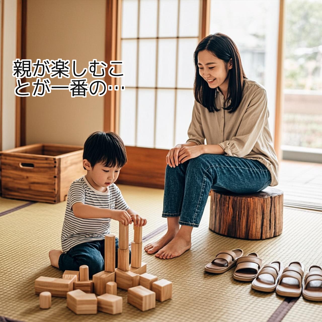 背中を押す
